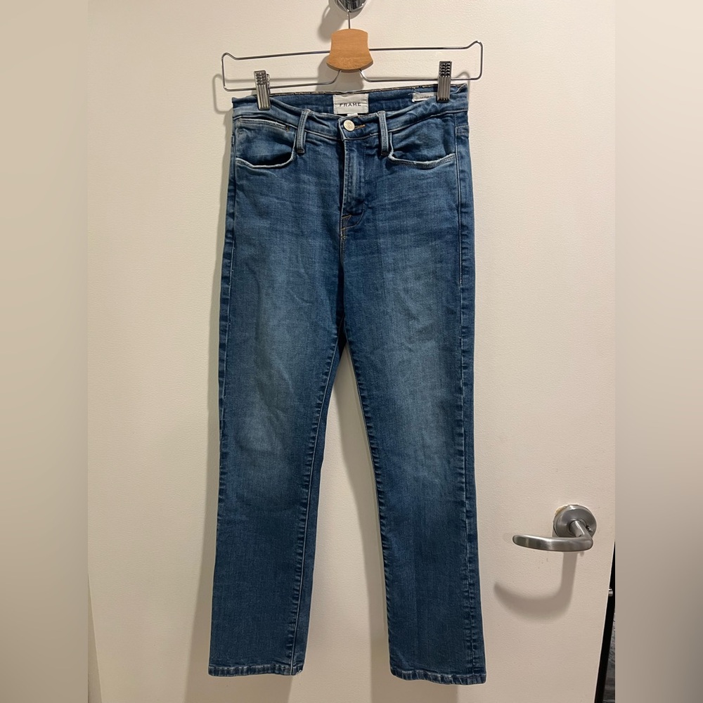 Frame Le High Straight Jeans
